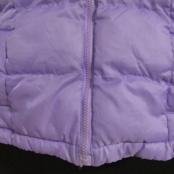 TIMBER OUTERWEAR | size 4 | Purple Fleece Lined Hooded Puffer Jacket / Vest - Picture 9 of 16
